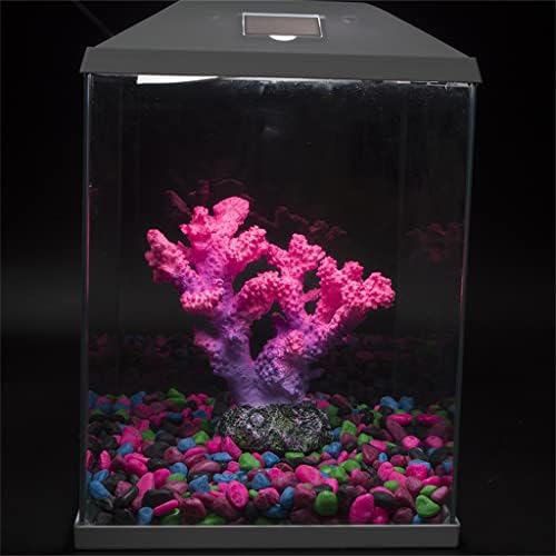 Sxnbh Rosa Resina de cor rosa Artificial Mare Marine Coral Ornamento Decoração de aquário de tanques de peixes