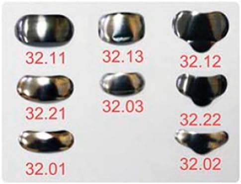 32.60-25 mkm de kit dental de matrizes com contornos seccionais de metal matrizes