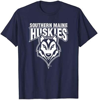 T-shirt da Universidade do Sul do Maine USM Huskies