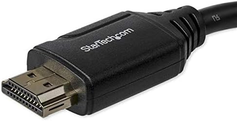 Startech.com 6in Cabo de economia de porta HDMI de alta velocidade com 4K 60Hz - curto HDMI 2.0 masculino para fêmea Adaptador