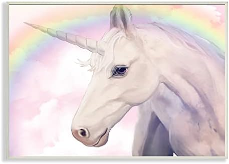 Stuell Industries Detalhadas Unicorn Horse Horse Horn Shining Clouds, Design de Ziwei Li