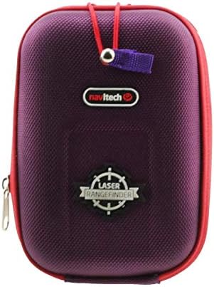 Navitech Purple Eva Hard Case/Capa compatível com o Nikon Coolshot Pro Stabilized Golf GPS Rangefinder com Caribina