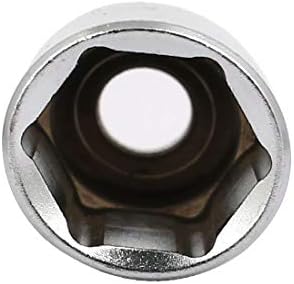 Novo Lon0167 3/8 de polegada de acionamento quadrado de 16 mm 6 mm 6 pontos de profundidade Tom de prata 2pcs (3/8-Zoll-Vierkant 16 mm-Sechskant 6-Punkt-Deep-Impact-Buchse Silberton 2