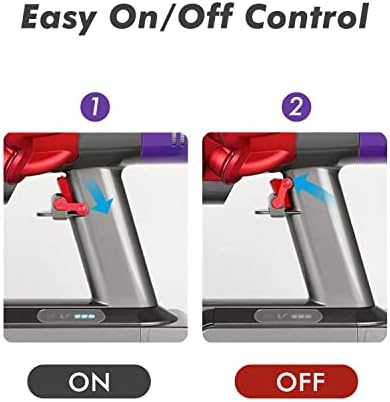 Lock de gatilho IConoco para Dyson V6, V7, V8, V10, V11 e Compatível com V15, livre seus dedos segurantes, botão