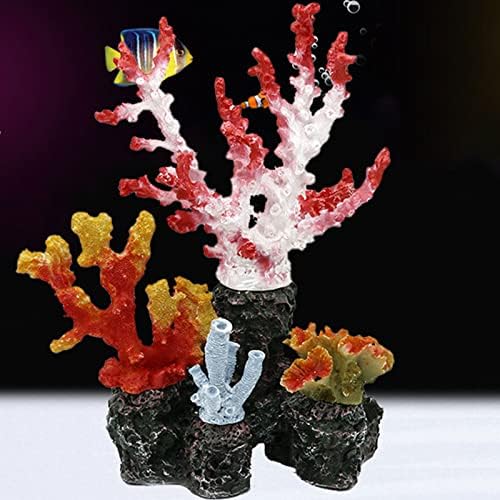 Coral artificial techinal para aquários ornamentos de coral decoração de aquário de polyresina simulação de coral tanque de peixes decorações de recifes
