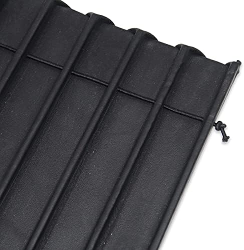 Bandeja de plástico preto da Companhia de Botebox com compartimentos de 15 barras inserção de bandeja de madeira