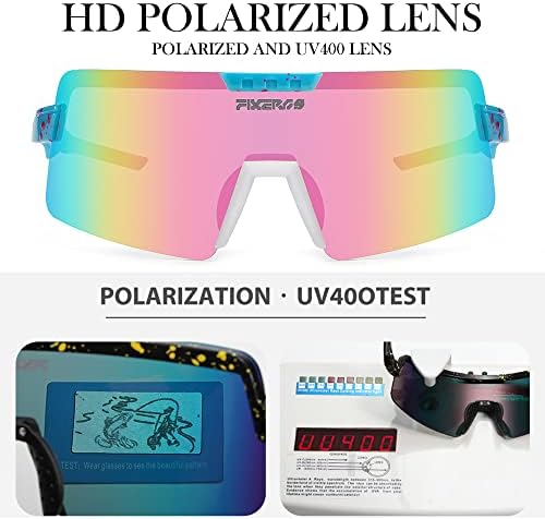 Óculos de sol esportivos polarizados para homens e mulheres UV400 Ciclismo correndo copos de pesca dirigindo