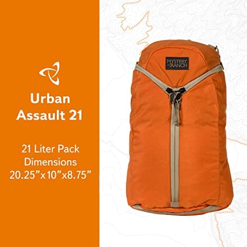 Mystery Ranch Urban Assault 21 Backpack - Inspirado por mochilas de assalto militar, 21L