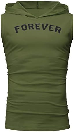 ADUWOAN Mens Tampa de camiseta de camiseta - Tampa do tanque muscular para homens que ganham umidade para o exercício de fisicultura