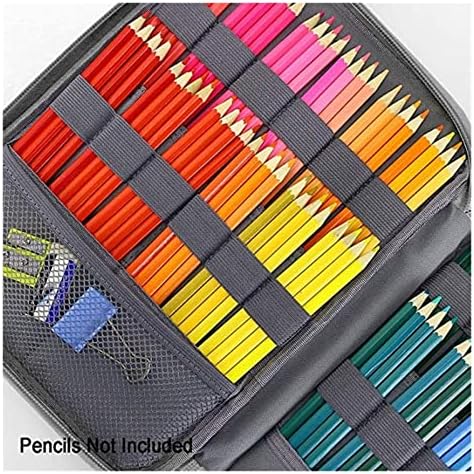LEONNN LAVELO 192 Slots de grande capacidade O organizador de estojos de lanchonete de lápis compatível com a água de lápis colorida Marcadores de caneta de caneta Gel Bag Office Products Products
