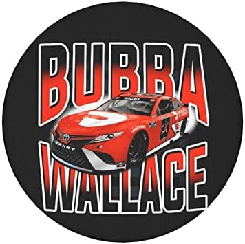 Bubba Wallace 23 Quatro peças Diatomita redonda Drink Drink absorvente para tipo de copo de caneca Proteção de mesa de madeira Tabela