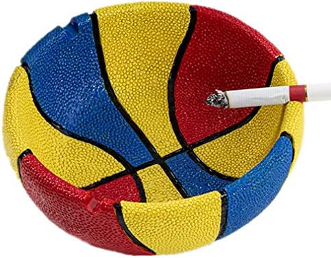 Sellonwanelo Velas Basquete à prova de vento Bandeja de cinzas engraçadas para cigarros de ervas daninhas