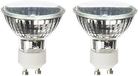 Anyray A1817Y -BULBS 20 WATT GU10 Base 20watts Bab Halogen Lâmpada de inundação de inundação de 120 voltas 20W lâmpadas