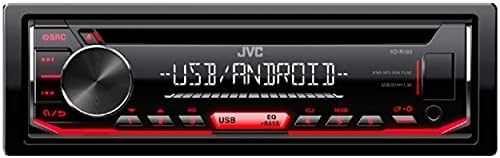 JVC KD -R370 - Receptor estéreo de carros de CD de 4 canais com rádio embutido - disco e reprodução de aux - grande som com graves aprimorados - acessório de carro orçamentário