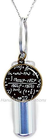 Urna matemática, fórmulas de matemática, física quântica, jóias científicas, jóias de física, mathequatiojewelryfomen, cremação