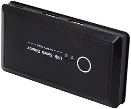 CableCC KVM USB Switch Seletor 2 Porta PCS Compartilhando 4 dispositivos para a impressora do scanner de mouse de teclado