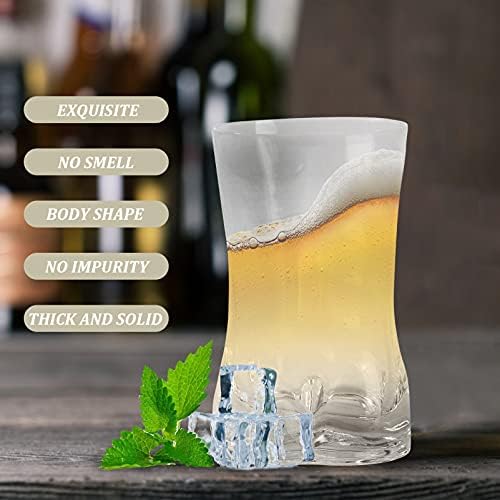 PretyZoom Clear Coffee Caneca Naked Man Cocktail Glass de copo de beleza exclusiva da xícara de uísque em forma de vinho vidro de vidro de vidro de vidro