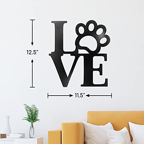 Vivegate Love With Paw Print Wall decor