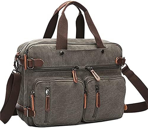 Iblue conversível Backpack Messenger Bag Bolsa Bolsa de Laptop de Laptop 15 polegadas para Men/Women Business Branhora A1039