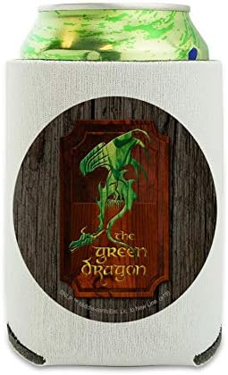 O Senhor dos Anéis, o Dragão Verde CAN RESIDER - Drink Huve Hanga Hugger Isolador dobrável - Suporte isolado de bebida