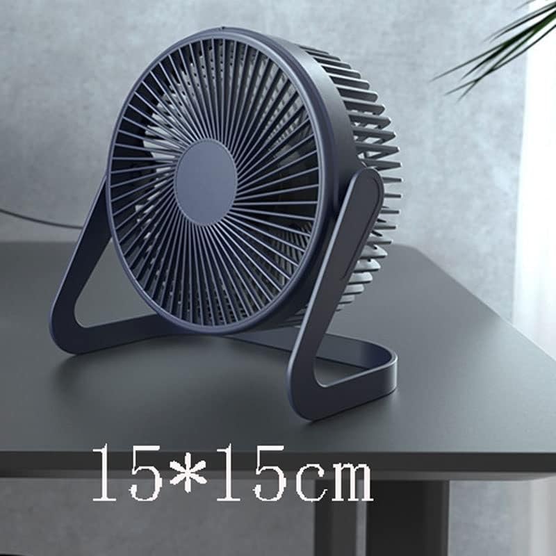 N/A Fan rotativo de desktop mini fã elétrico portátil ajustável Resfriador de ar de verão para casa