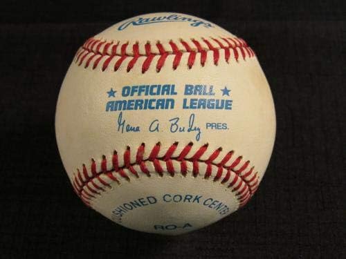 Rick Cerone assinado Autograph Rawlings Oal Baseball B89 - Bolalls autografados