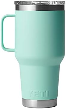 Yeti Rambler de 30 oz de caneca de viagem, aço inoxidável, a vácuo isolado com tampa de fortaleza