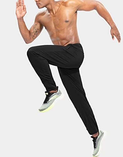 G Gradual Men's Sweats com zíper bolsos cônicos calças atléticas para homens correndo, exercícios, treino