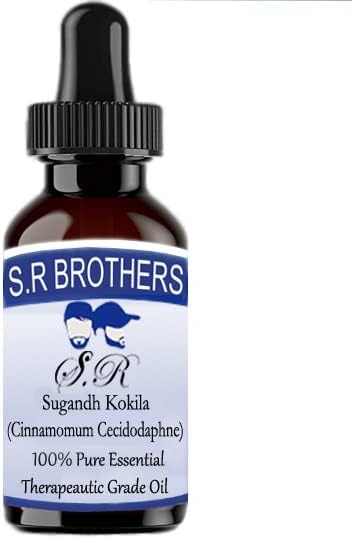 S.R Brothers Sugandh Kokila Pure e Natural Teleapeatic Indical Oil com conta -gotas 50ml