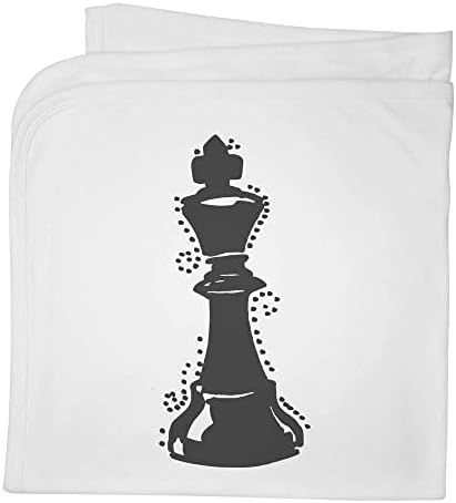 Azeeda 'King Chess Piece' Culgo/xale de bebê de algodão