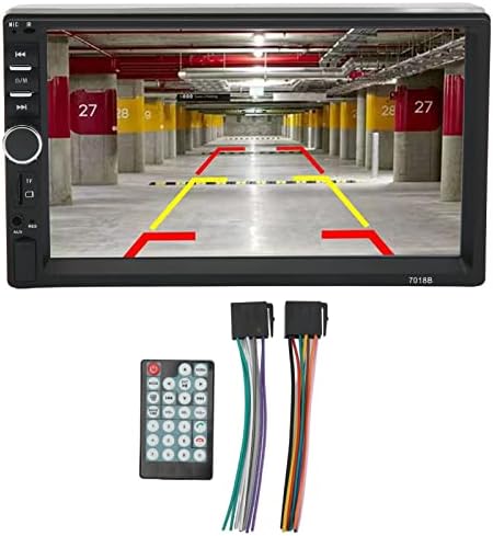 ARAMOX DUPL DIN CAR STEREO MP5 Player, 7in de alta definição Digital TFT Touch Screen Bluetooth Multimedia Player USB TF