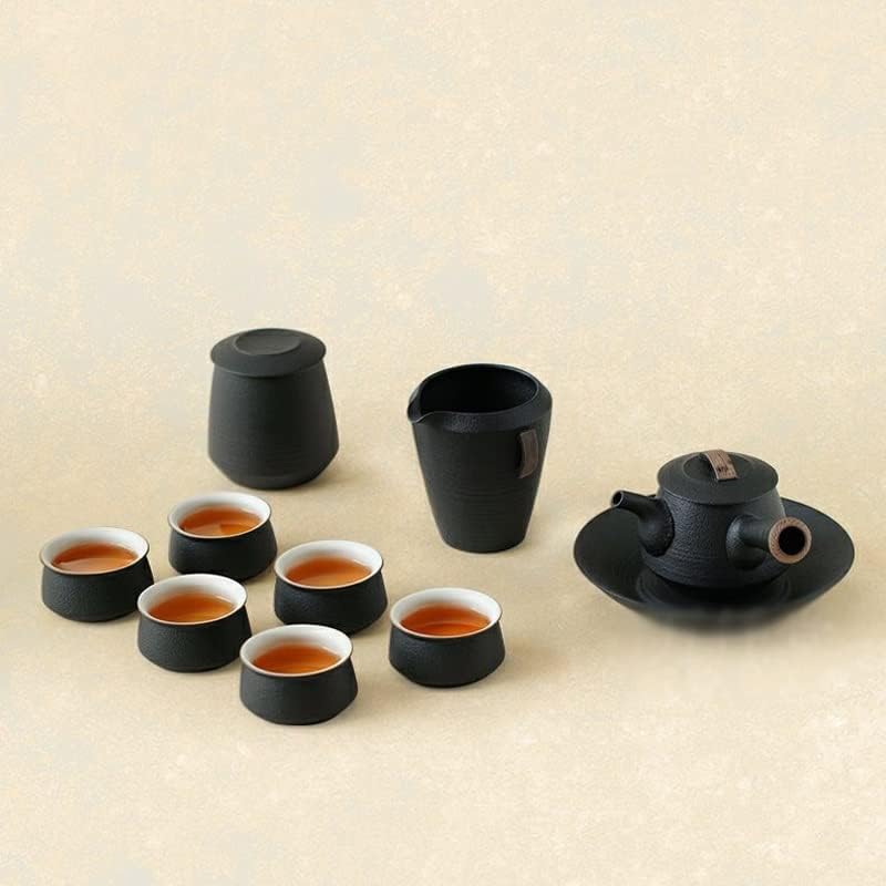 Ganfanren Ceramic Tea Sett Box Gift Gift Gift Home Gift Sala de estar Escritório Home Tea Set Presente Presente