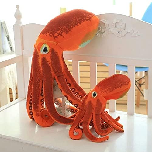 BYBYCD simulado Octopus Marine Aquarium Toys recheado Almofada Cotinho de travesseiro suave confortável confortável engraçado