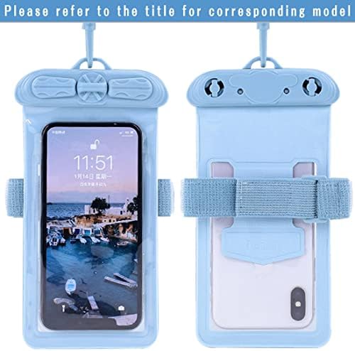 Caixa de telefone Vaxson, compatível com LG Xpression mais 3 bolsa à prova d'água Bolsa seca [não filme de protetor de tela] Blue
