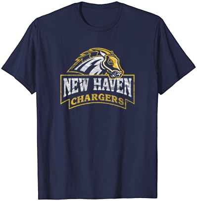 T-shirt primária da Universidade de New Haven UNH Chargers