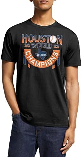 Houston Shirt 2022 Campeonato mundial Campeões de camiseta para homens presentes de fãs de beisebol para homens