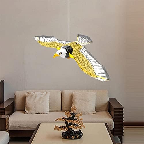 Magideal Electric Flying Bird Toy com arame suspenso para animais de estimação Exercício de imagem realista e fácil montar automático amarrado ao teto