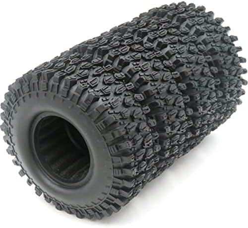 Hobbysoul 1.9 polegadas pneus rc pneus de borracha macia altura 108 mm/4,25nch para rc scx10 axial e outros 1/10 1/12 caminhão de rastreador de lama,