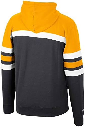 Mitchell e Ness Pittsburgh Steelers Coach Pullover Hoodie - Gold/Black