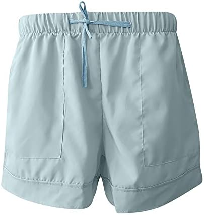 Shorts femininos calças casuais de traço de verão