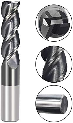 XMEIFEI PEÇAS BING BIT BIT MOINE DE END CARBIDA 1-12MM 3 BIT FLUTE END FINAL para Corte de cobre de alumínio Super revestido