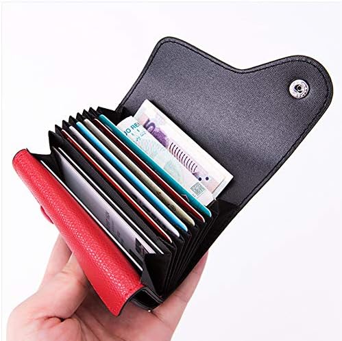 Gayoh portátil de couro portátil elegante anti-roubo de cartões de cartão de cartão de recipiente armazenamento de cartões
