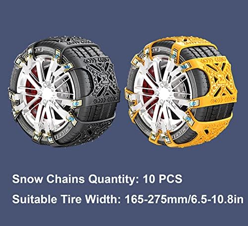 Cadeias de neve cadeias de tração de pneus anti-deslizamento de emergência cadeias de pneus de neve para largura