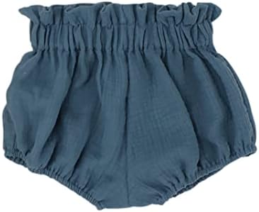 Hdlexd infantil garotas garotas de mussell algodão bloomer shorts recém -nascidos crianças menores de harém de fundo solto calça