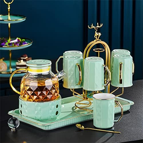 n/uma xícara de água Conjunto de chá de chá da tarde Conjunto de água para casa sala de estar nórdica Cerâmica chá de chá de chá