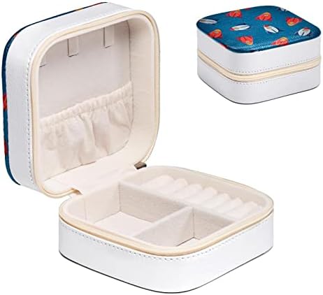 Mini Jóias portáteis de viagem Caixa de jóias para anel, pingente, brinco, caixa de organizador de colar, presentes de