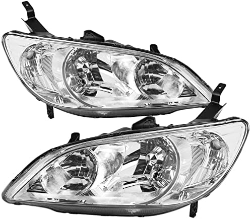 Substituição do Assembléia do farol JSBOYAT para 2004-2005 HONDA CIVIC CROMO