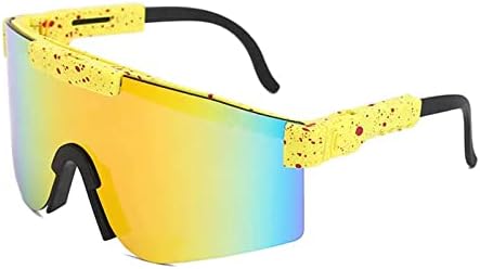 Óculos de sol esportivos polarizados para homens para homens UV400 Proteção Ciclismo Sunglasses para dirigir, golfe, pesca