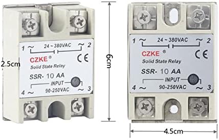 Befia SSR-10AA SSR-25AA SSR-40AA AC CONTROL AC CHELL WHELL DO ESTADO SOLIDO DE FASE COM TAPE PLÁSTICO SSR