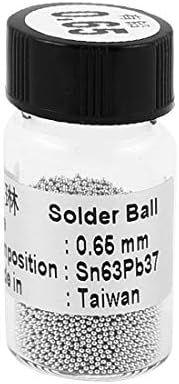 Novo LON0167 2,5K PCs 0,65 mm de diâmetro BGA re-bola soldagem de solda bolas de solda (2,5k PCs 0,65mm DurchMesser Rebolling